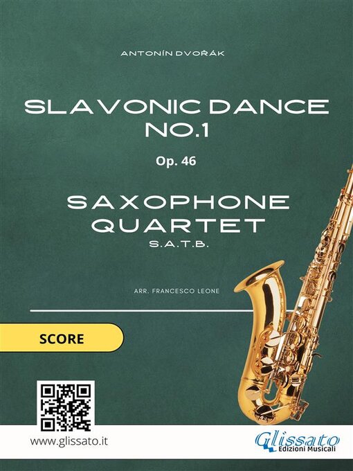 Cover image for Slavonic Dance no.1 by Dvořák: Score